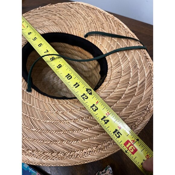 DPC Dorfman Pacific Pine Weaved Straw Universal Wide Brim Summer Hat size Small - Picture 9 of 9